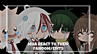 MHA react to their fandomedits  cringe videos beware [upl. by Drida]