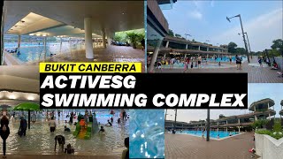 FULL REVIEW  Bukit Canberra ActiveSG Swimming Complex  Sembawang Singapore [upl. by Tertia]