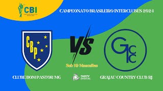 CAMPEONATO BRASILEIRO INTERCLUBES  VÃ”LEI MASC SUB 19  CLUBE BOM PASTORMG X GRAJAÃš COUNTRY CLUBRJ [upl. by Yllom]