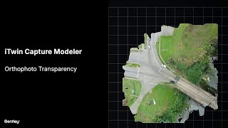 iTwin Capture Orthophoto Transparency [upl. by Ierbua]