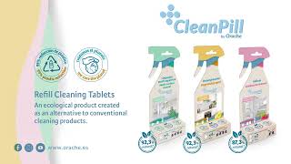 Refill Cleanpill Cleaner tablets multisurface degreasing and antilimescale [upl. by Ginni51]