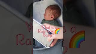 Rainbow Baby🌈 baby newborn viral babyfacts babyfacts pregnancyjourney [upl. by Arebma]