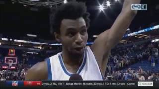 Wolves Wiggins gets a surprise from LaVine postgame [upl. by Afas]