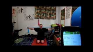 230 kcal in 25min  Theraband  resistance band workout 8 [upl. by Brogle]