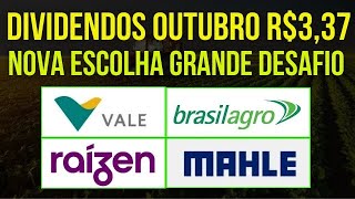 VALE3 BOA ESCOLHA LEVE3 AGRO3 DIVIDENDOS CHEGANDO RAIZ4 PREJUÍZO dividendos agro3 vale3 raiz4 [upl. by Keen]