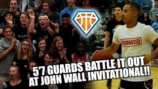 57 Julian Newman vs 57 DJ Thomas  Student Section BRINGS THE HEAT at John Wall Invitational [upl. by Meli]