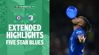 FIVE STAR BLUES  Chelsea v Barrow extended highlights [upl. by Sairtemed]