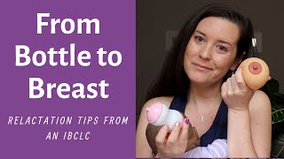 Relactation tips to increase milk supply and latch baby after stopping breastfeeding [upl. by Ahsieka]