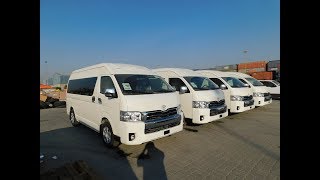 2019 Toyota Hiace SUPER GLIn Dubai  Car Exporter From UAE [upl. by Aiouqes]