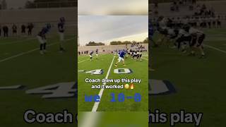 TRICK PLAY FOR THE WIN🔥 youtubeshorts football footballshorts highschoolfootball [upl. by Eibbil521]