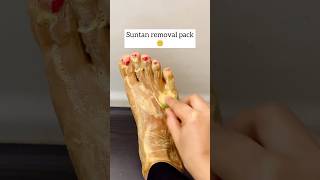 Feet Cleaning TipsGet Fair Feet In 2min  Remove Suntan Easily At Home skincare pedicure shorts [upl. by Byram697]