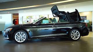 2022 Audi A5 Convertible  Operating The Convertible Top [upl. by Acsicnarf364]