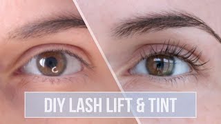 DIY LASH LIFT amp TINT ♡ Tutorial amp Review  ICONSIGN Eyelash Perming Kit [upl. by Clemen]