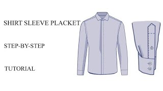 how to make sleeve placket making sleeve placket tutorial videos [upl. by Aiuqal]