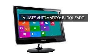 ajuste automatico bloqueado monitor samsung [upl. by Yllier226]