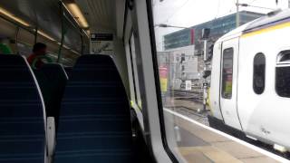 Leaving London Kings Cross On A Great Northern Class 387 31317 [upl. by Annoid]