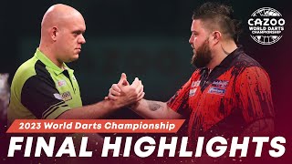 DARTING DESTINY  The Final Highlights  202223 Cazoo World Darts Championship [upl. by Eiramlirpa418]