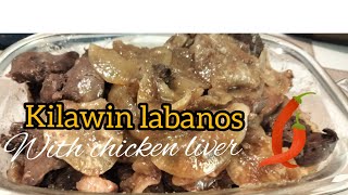 🧑‍🍳kilawin Labanos recipe with chicken liverRadish recipe [upl. by Marou]