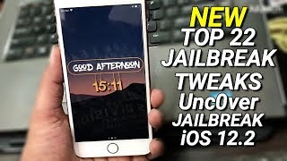 NEW Top 22 Cydia Tweaks Compatible iOS 12122 Unc0ver Jailbreak [upl. by Oisangi]