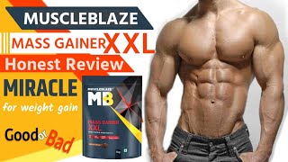 honest review  MUSCLEBLAZE MASS GAINER XXL  Good or Bad [upl. by Sakmar]