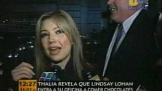 Thalia Simpatica Responde a Reporteros [upl. by Midas]