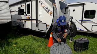 Pinoy RV travel videos  De winterizing 2021 Geo Pro 20BHS [upl. by Onder502]