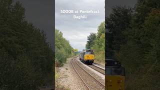 50008 at Pontefract baghill trains [upl. by Acsot354]