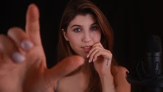 ASMR Semiintelligible Whispers amp Unique Hand Movements  UPCLOSE amp PERSONAL [upl. by Sarajane751]