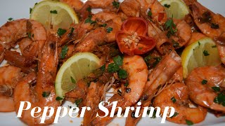 HOW TO MAKE PEPPER SHRIMPPEPPER PRAWNSCARIBBEAN STYLEJAMAICAN INSPIRED [upl. by Angelo]