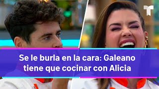 Top Chef VIP  Alicia Machado no para de hablar y estalla en furia contra Galeano [upl. by Homere]