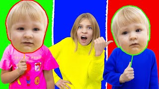 Amelia Avelina and Akim have to babysit baby Arthur Pretend play fun for kids [upl. by Atteve]