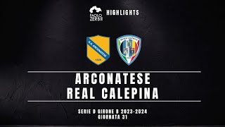 HIGHLIGHTS Serie D Gir B 2324  Arconatese  Real Calepina [upl. by Meier]