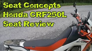 Seat Concepts Honda CRF250L Review CRFs Only [upl. by Reynolds]