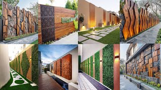 100 Backyard Fence Design Ideas 2024  New compound wall designs  Garden Boundary Wall Design [upl. by Chance]