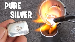 Casting Silver YouTube Play Button [upl. by Eanrahc]