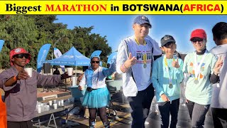 Our First Marathon in BOTSWANAAFRICANirbhaysvlogshreecraftplaceshilpa [upl. by Aynot546]