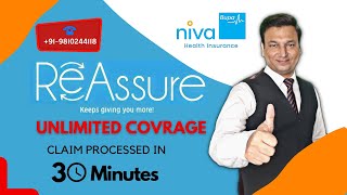 NIVA Bupa ReAssure Health Insurance  UNLIMITED Coverage  📞 📱 9810244118  Max Bupa ReAssure [upl. by Ahsiekram]