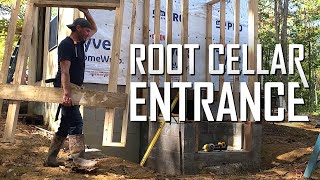 Root cellar entrance framing  E145 [upl. by Neelyhtak324]