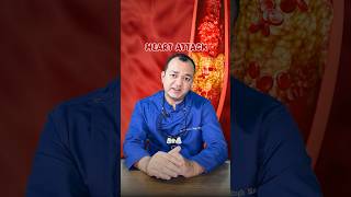 Main causes of Heart Attack  Explained by Dr Pooran Singh Negi dentist heartattack [upl. by Ayekel]