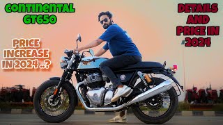 CONTINENTAL GT 650 FULL DETAIL IN 2024  royalenfield [upl. by Suravat]