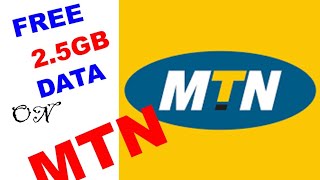 How to get free data bundle on mtn  free Mtn data in ghana [upl. by Ellis]