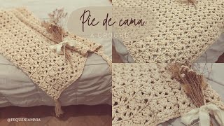 COMO TEJER UN PIE DE CAMAMANTA NORDICA a crochet muy fácil  para principiantes [upl. by Schweiker]