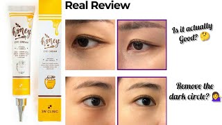 3W Clinic Honey Eye Cream Honest ReviewBanglaShajbo [upl. by Aziaf]