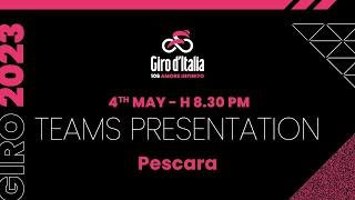 Giro d’Italia 2023 Opening Ceremony amp Teams Presentation [upl. by Brenza]