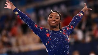 Nouveau titre de Championne olympique pour Simone Biles en gymnastique aux JO Paris 2024 [upl. by Nylauqcaj856]