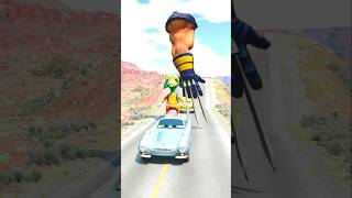 alien 👽 car Recing cartoon car scissorlike tool in his hand with which he cuts the car short [upl. by Bridie]