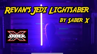 Revans Jedi Lightsaber by SaberXLightsabers [upl. by Enalb354]