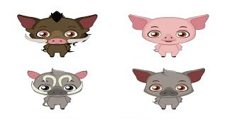 All Pig Species  Species List [upl. by Sirraj]