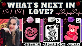 WHAT IS NEXT IN LOVE ❤️ TAROT PICK A CARD Astro Dice Charms exact names  more [upl. by Mcallister86]