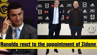 CRISTIANO RONALDOS EXPLOSIVE REACTION TO ZINEDINE ZIDANE BOMBSHELL APPOINTMENT AT MANCHESTER UNITED [upl. by Geraldine]